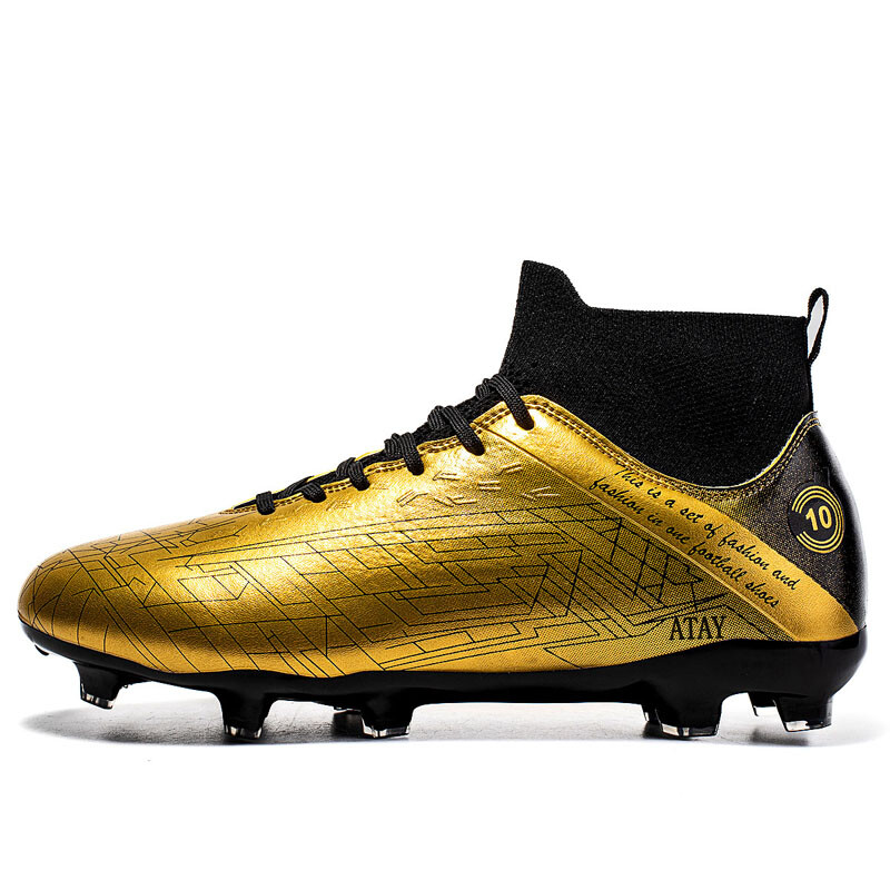 

Футбольные бутсы унисекс с высоким верхом Atay, цвет Golden spikes