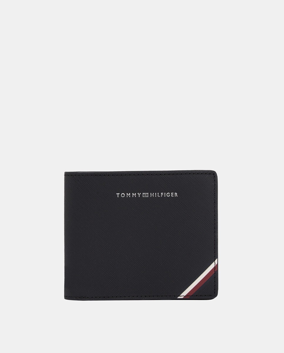 

Черный кожаный кошелек с надписью Tommy Hilfiger Tommy Hilfiger, черный