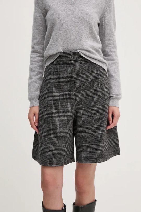 

Шерстяные шорты Dkny, серый