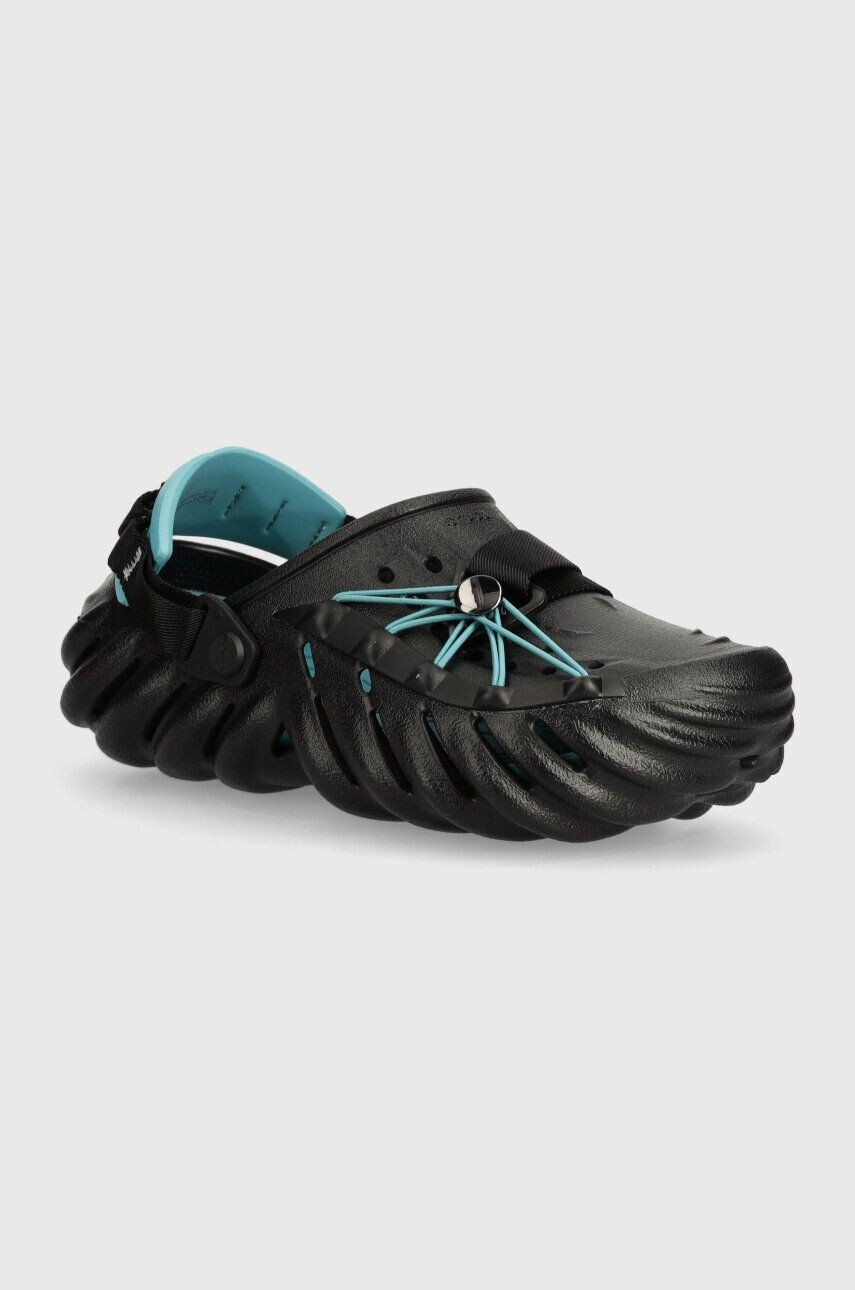 

Шлепанцы Crocs Echo со светоотражающими шнурками и сабо, черный
