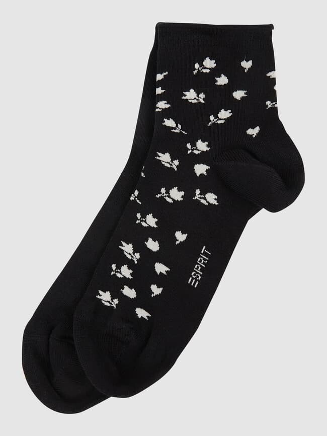 

Гольфы с эластичным наполнением Esprit, черный