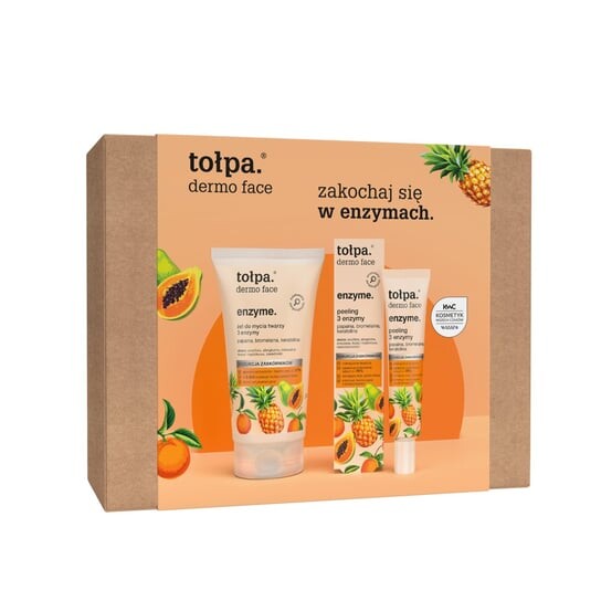 

Подарочный набор уходовой косметики, 3 шт. Tołpa, Dermo Enzyme