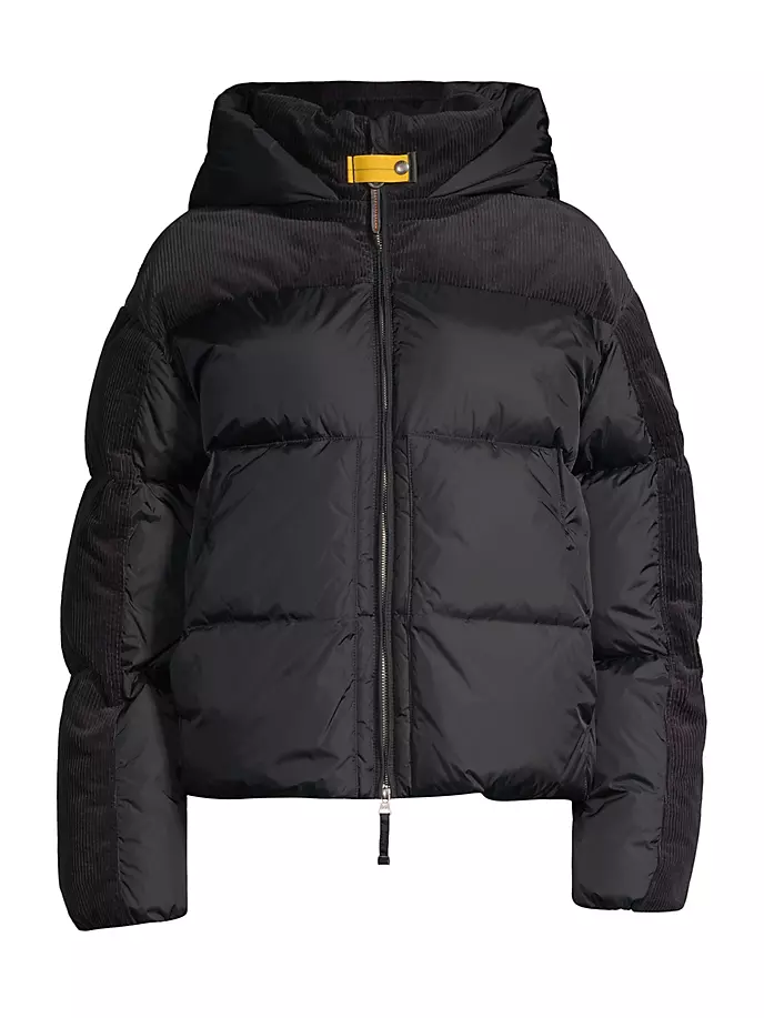 

Пуховик с зеркальным капюшоном Parajumpers, цвет pencil