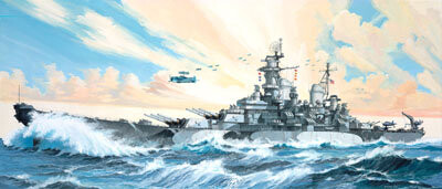 

Revell, Линкор USS Missouri, Модельный комплект, 12+