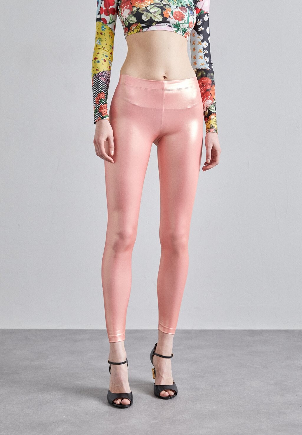 

Леггинсы TROUSERS MOSCHINO JEANS, розовый