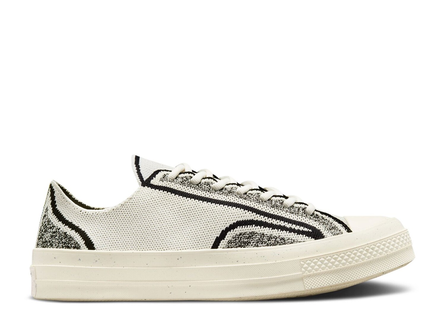 

Кроссовки Converse Renew Chuck 70 Knit Low 'Egret Black', кремовый, Бежевый