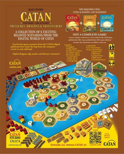 

Настольная игра Catan Studios Catan - Treasures, Dragons, & Adventurers