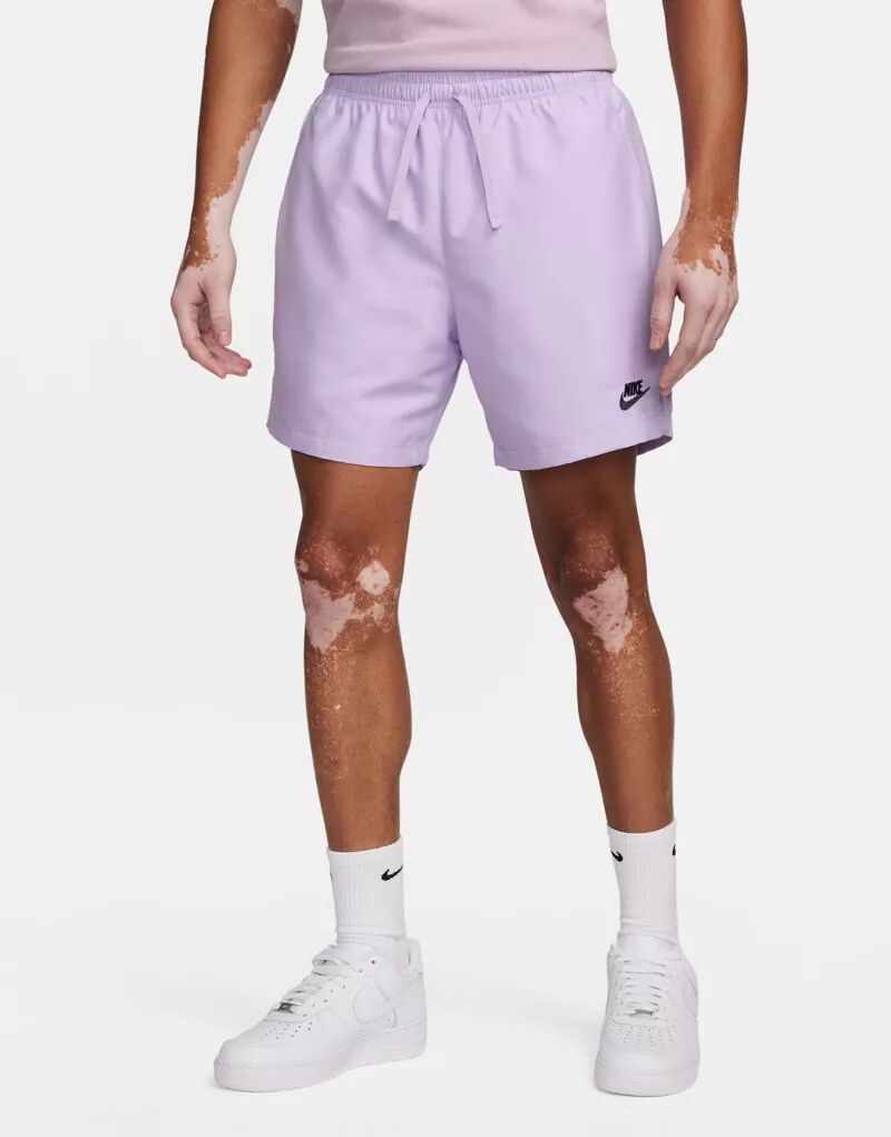 Светло-фиолетовые тканые шорты Nike Club Vignette