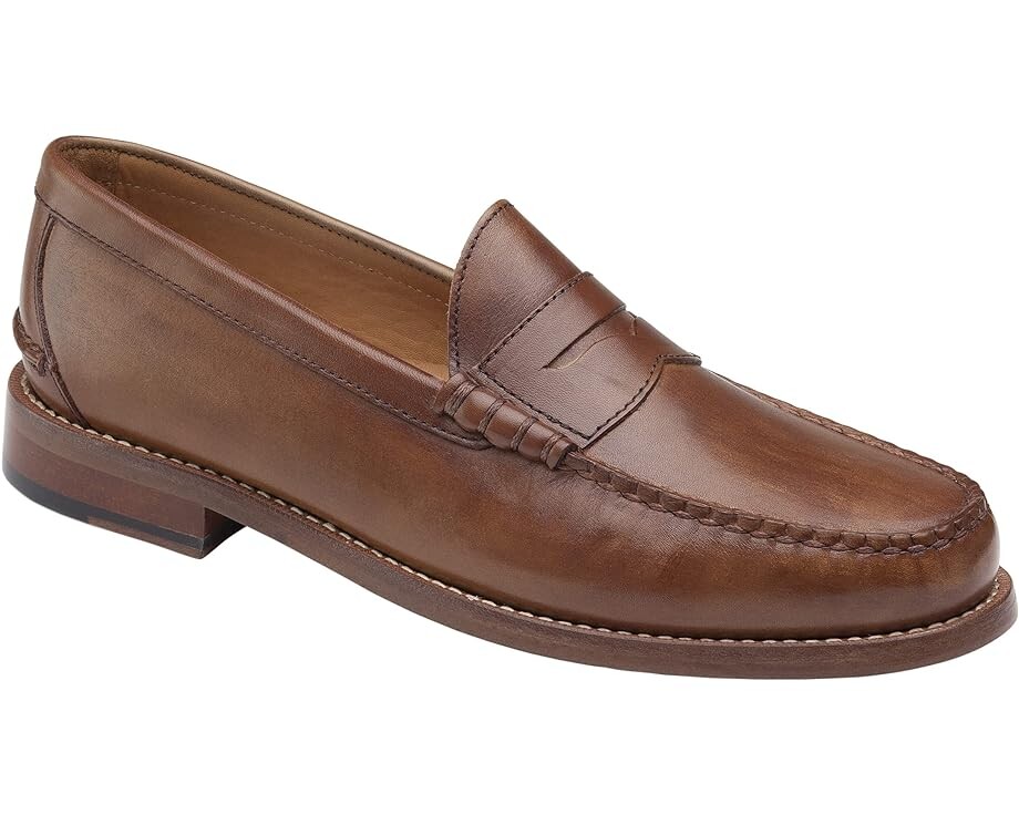 

Лоферы Johnston & Murphy Halstead Penny Loafer, цвет Tan Full Grain