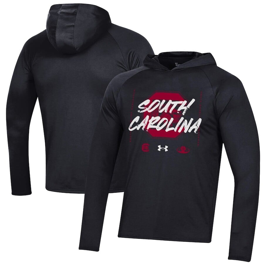 

Футболка с длинным рукавом Under Armour South Carolina Gamecocks, черный