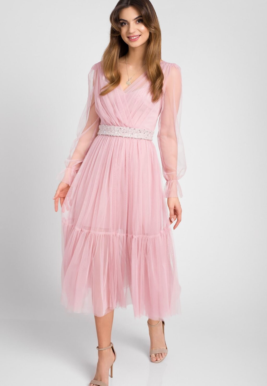 

Коктейльное платье Swing Fashion, светло-розовый