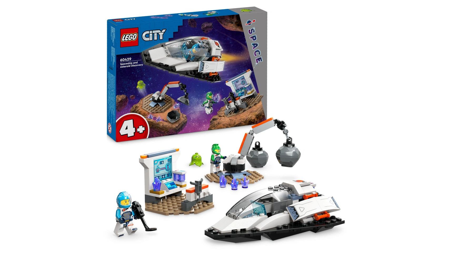 Lego City Восстановление астероидов в космосе, космическая игрушка