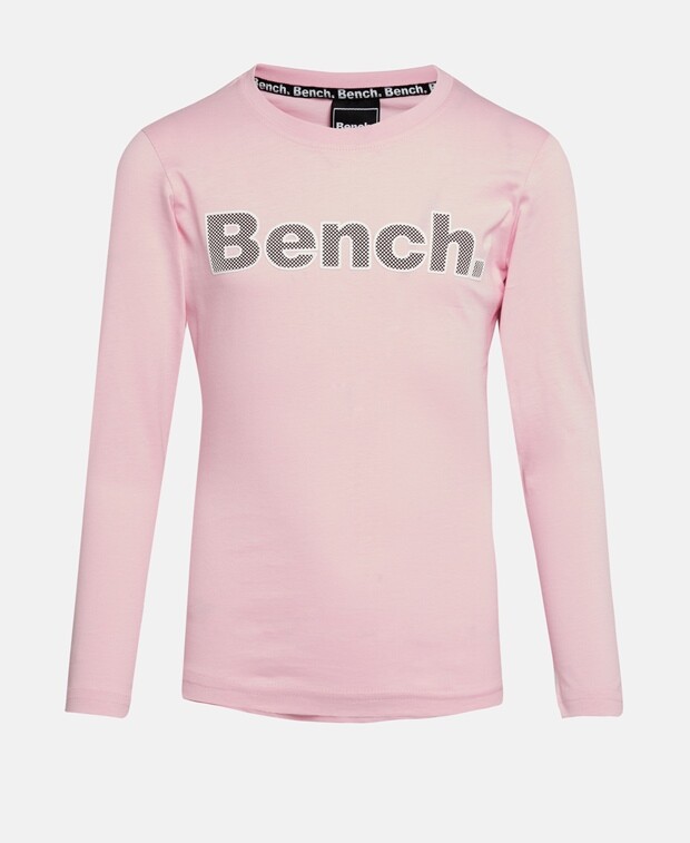 

Топ с длинными рукавами Bench, розовый