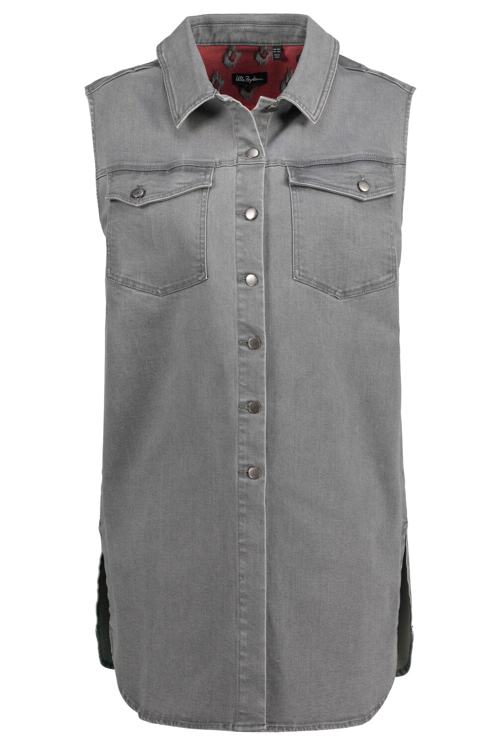 

Утепленный жилет Ulla Popken Jeans, цвет hellgrau denim