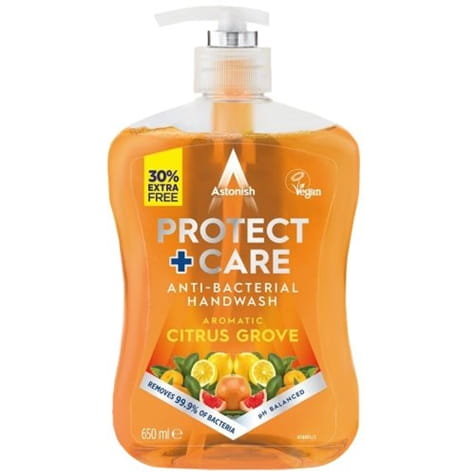 Жидкость для мытья рук, 650 мл Astonish Antibacterial Handwash Citrus Groov, Inna marka