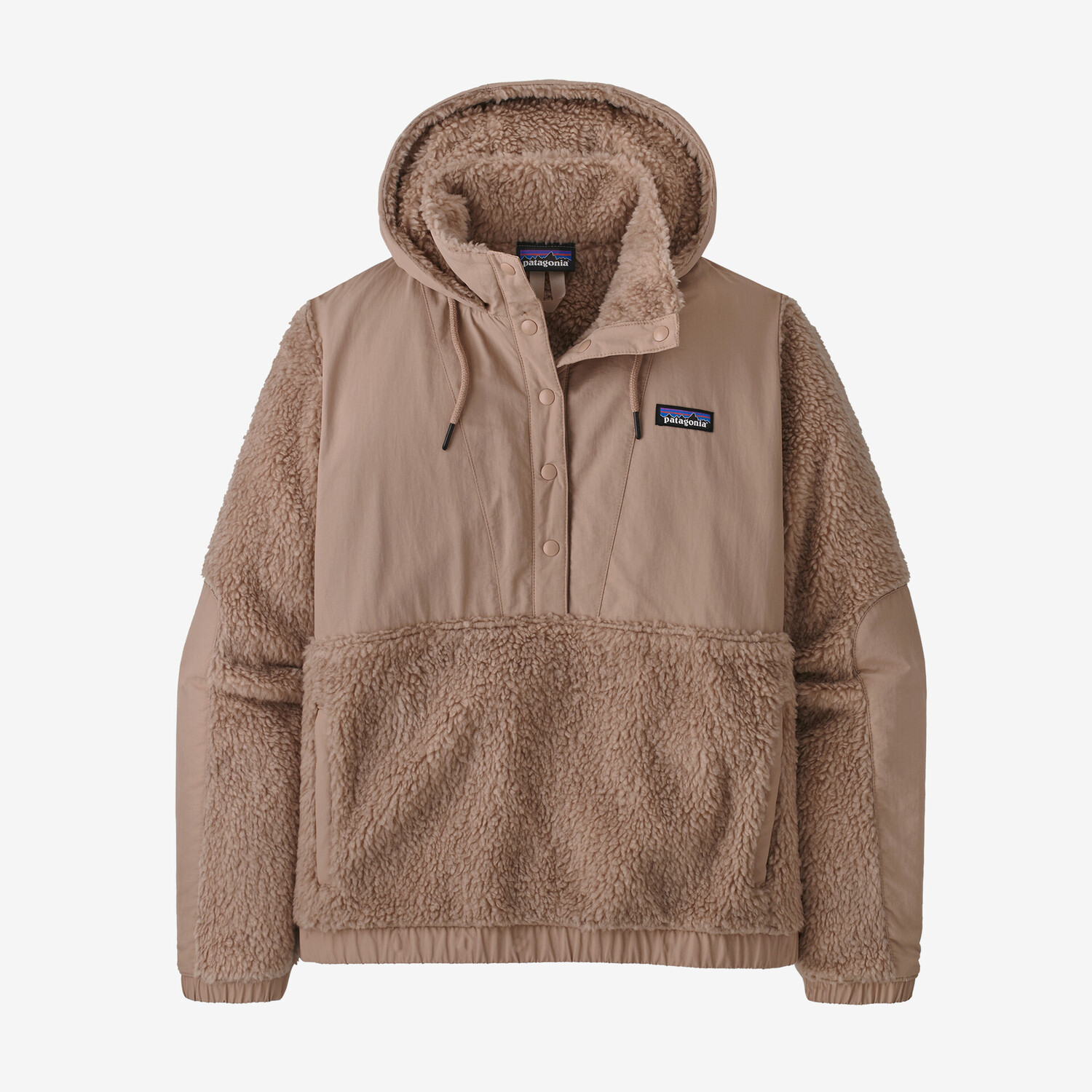 

Женский флисовый пуловер Retro-X с отделкой ракушками Patagonia, цвет Shroom Taupe