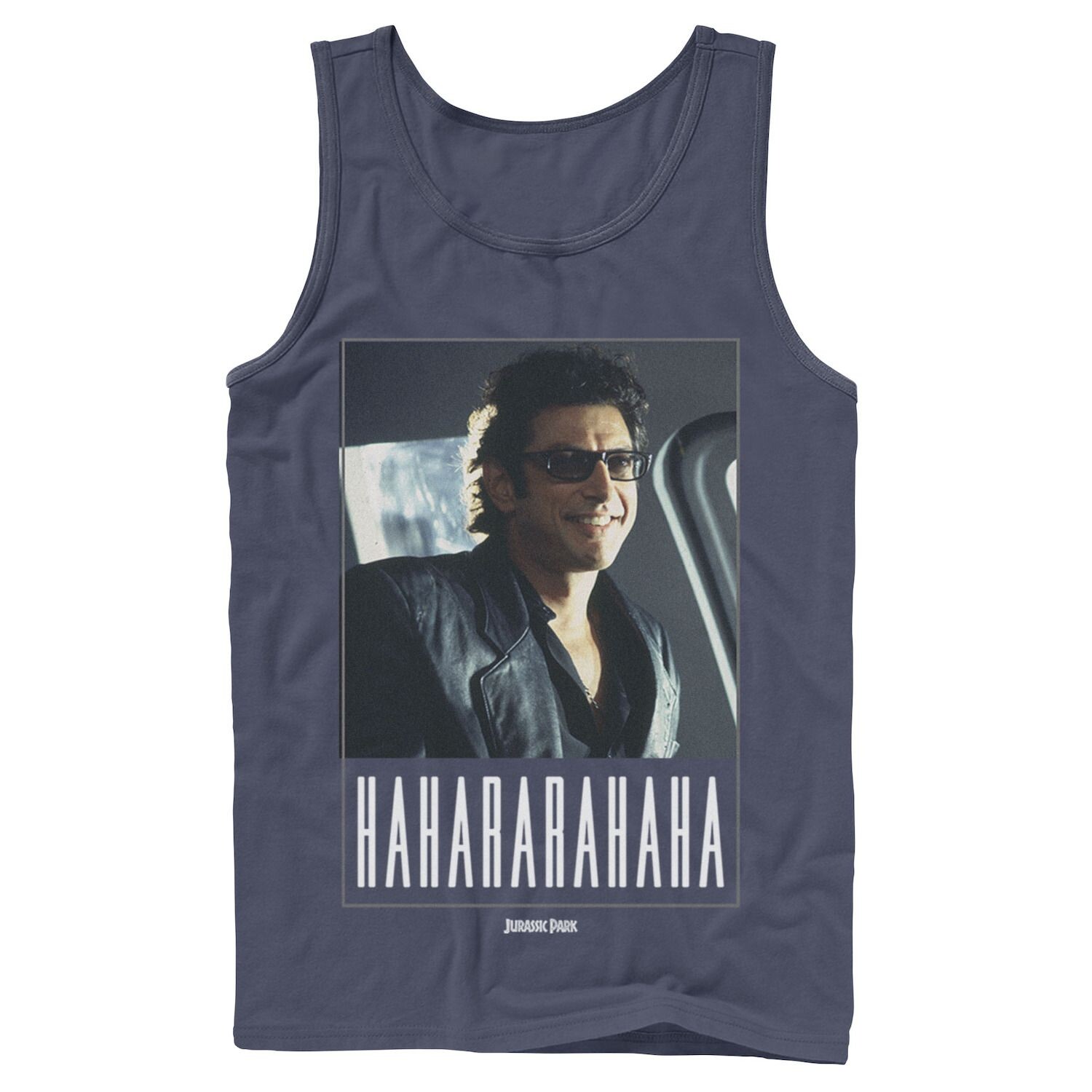 

Мужская майка «Парк Юрского периода» Ian Malcolm Hahararahaha Licensed Character