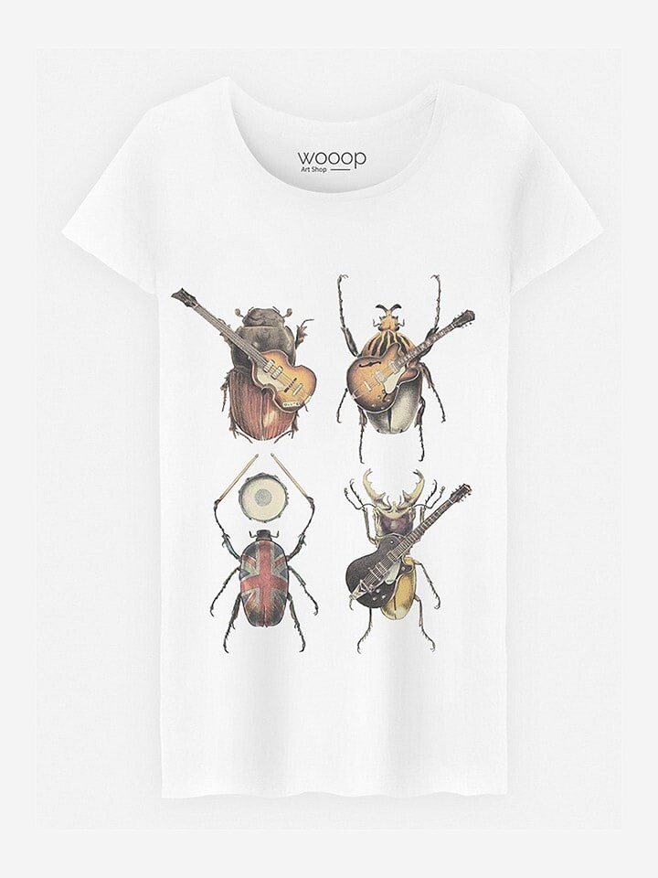 

Футболка WOOOP Beetles, белый