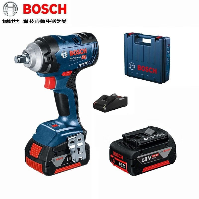 Гайковерт ударный Bosch GDS18V-EC400 + аккумулятор 18V 5.0Ah