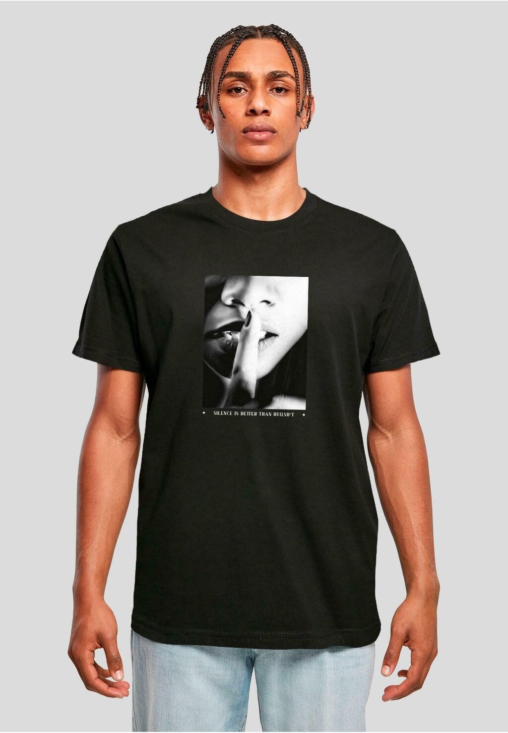

Футболка с принтом Mister Tee, черный