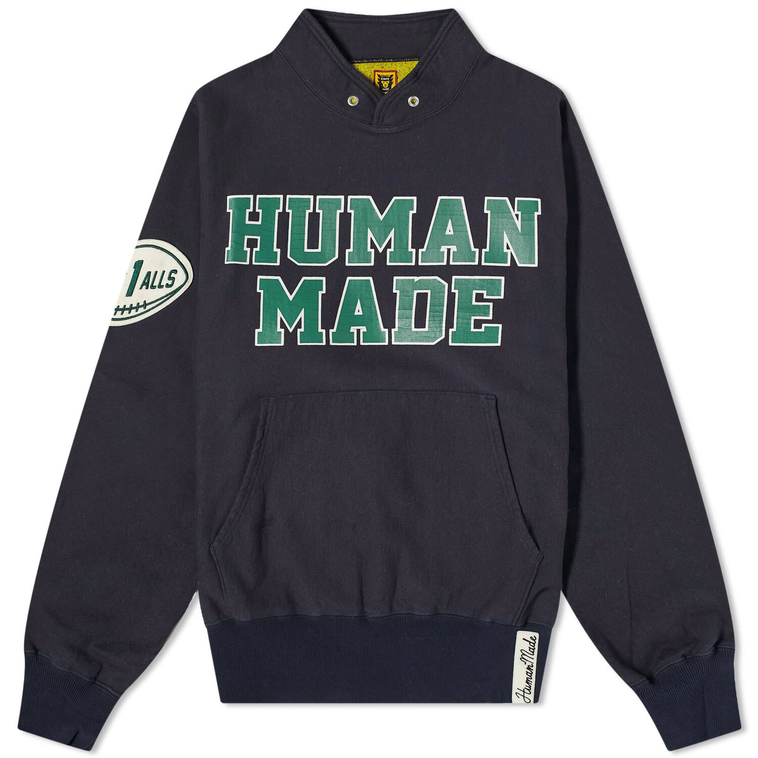 Свитер Human Made Stand Collar, темно-синий шапка human made pop темно синий