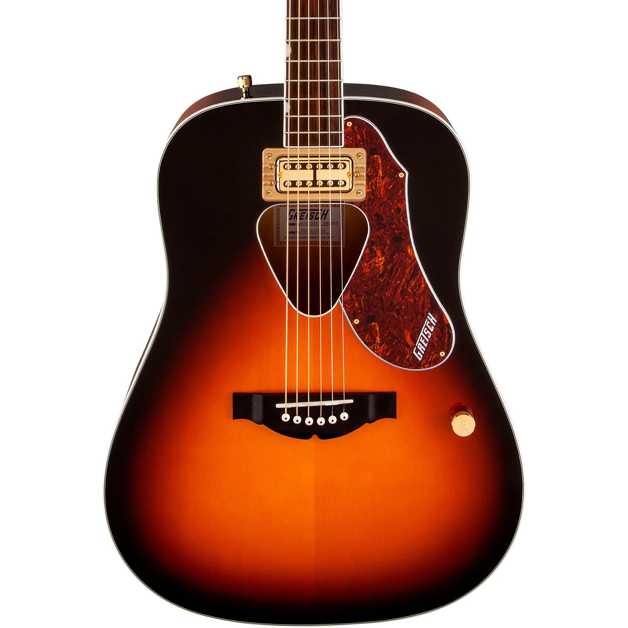 цена Gretsch Guitars G5031FT Rancher Акустически-электрическая гитара Sunburst