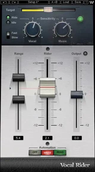 

Плагин Waves Vocal Rider