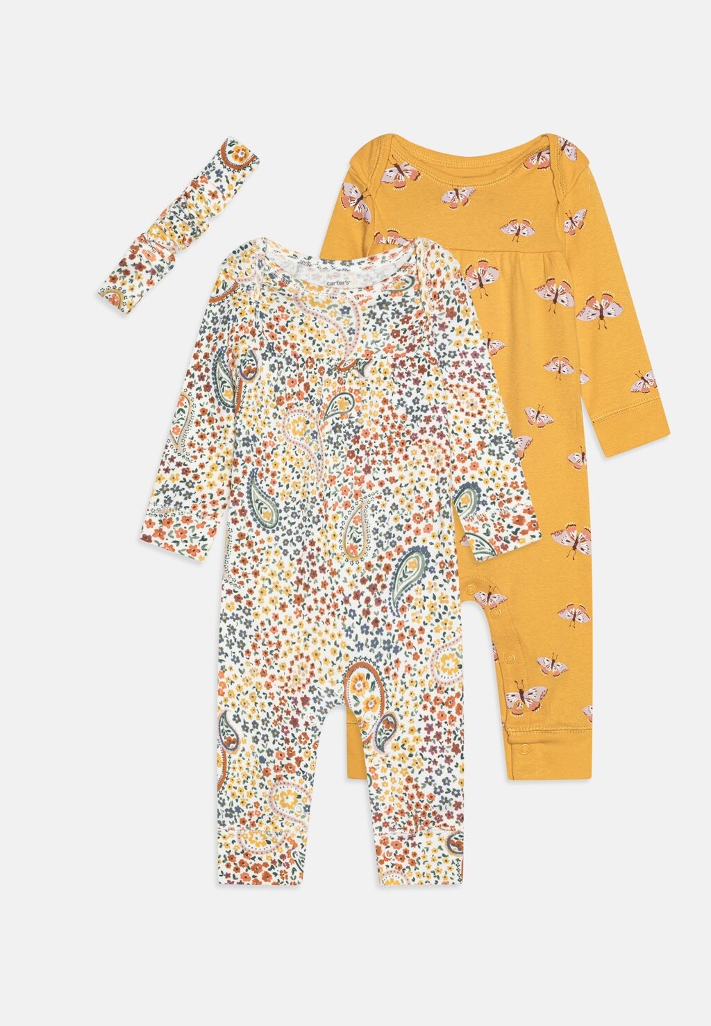 

Комбинезон 2 PACK Carter's, цвет yellow/multi-coloured