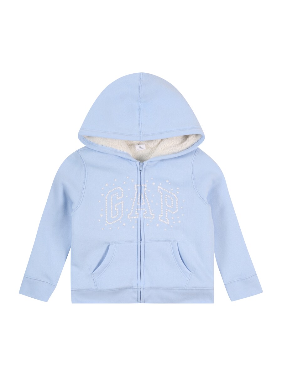 

Худи GAP Zip-Up Hoodie, светло-голубой