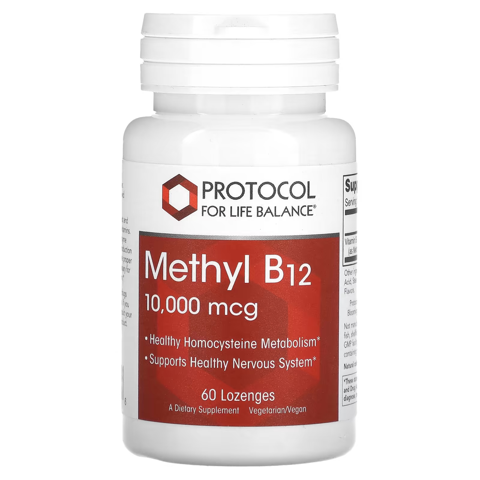 Метил B12 Protocol for Life Balance, 60 пастилок