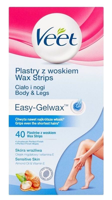 

Пластыри для депиляции Veet Easy-Gelwax, 40 шт