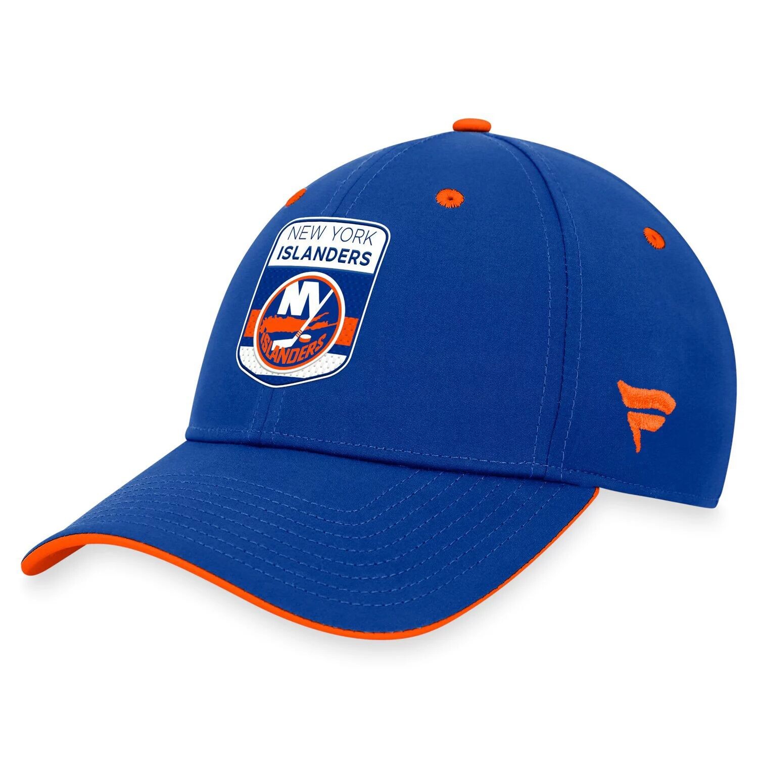 

Мужская гибкая кепка с логотипом Fanatics Royal New York Islanders Драфт НХЛ 2023 года
