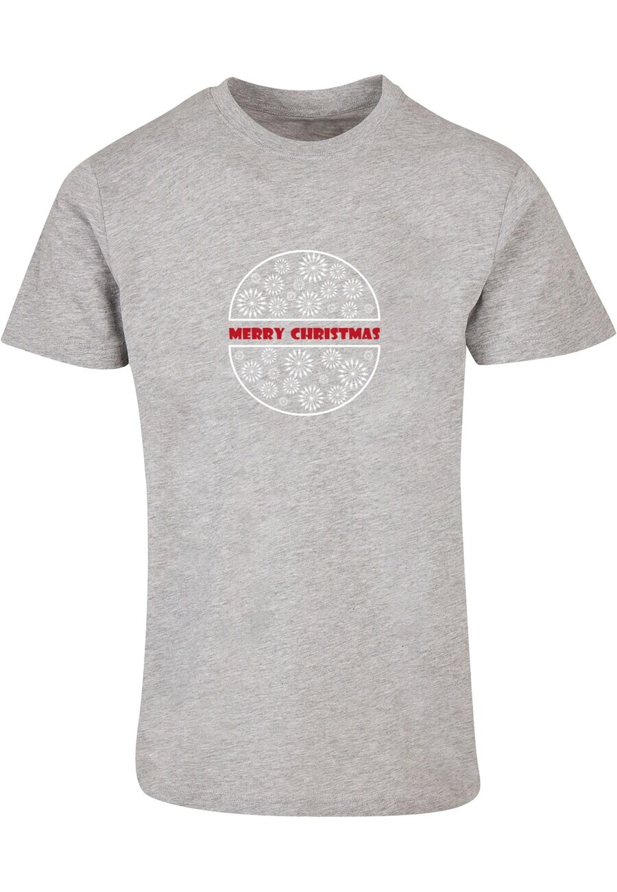 

Футболка Merchcode MERRY CHRISTMAS, пятнистый серый