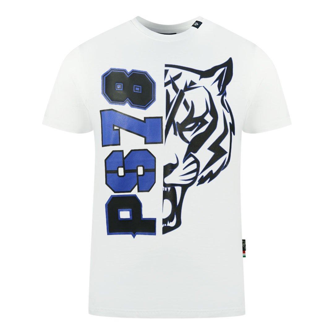 цена PleinPS78 Белая футболка с логотипом Design Plein Sport, белый