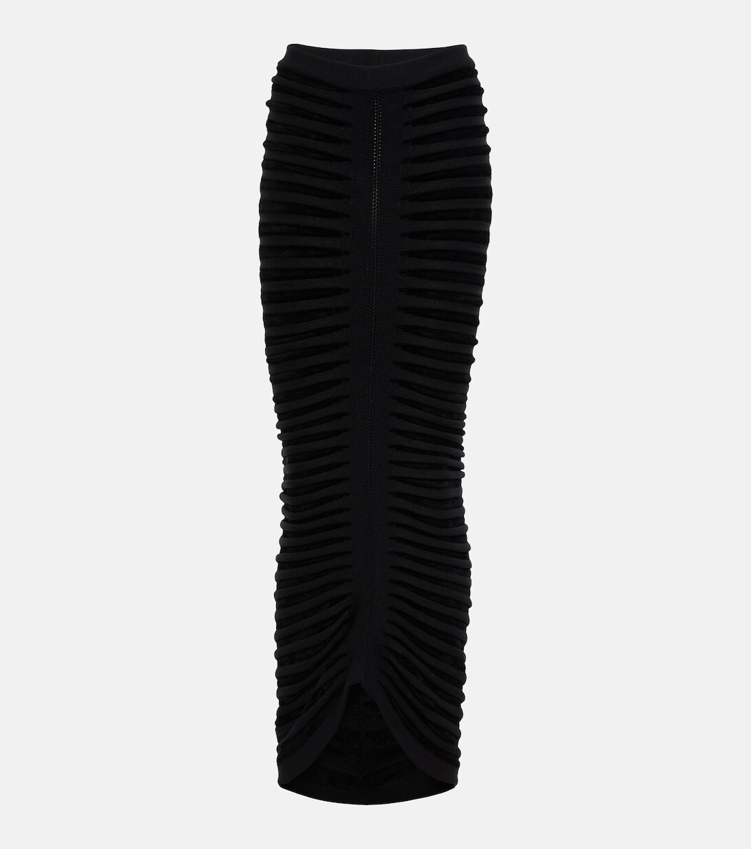 

Юбка макси из бархата 3D Skeleton ALAÏA, черный