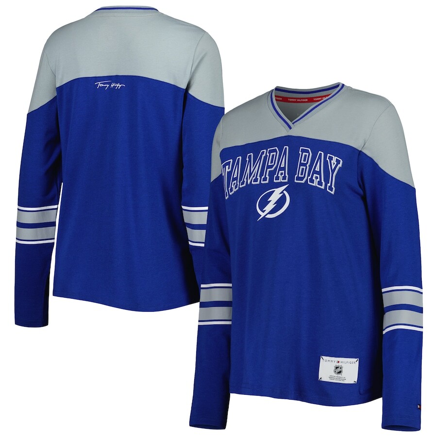 

Футболка с длинным рукавом Tommy Hilfiger Tampa Bay Lightning, синий