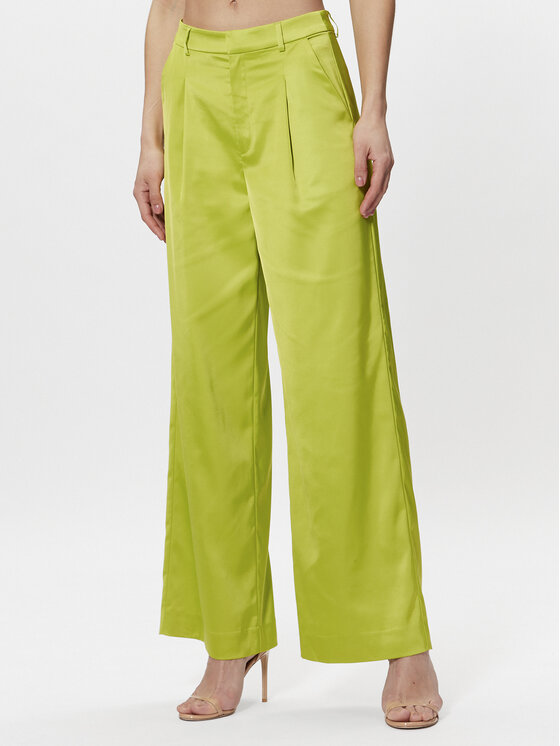 Тканевые брюки стандартного кроя Gestuz, зеленый тканевые брюки стандартного кроя matinique зеленый