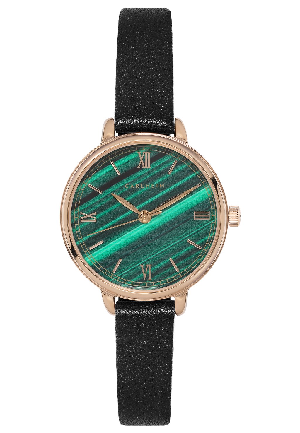Часы DINA Carlheim, цвет rose gold green black цена и фото