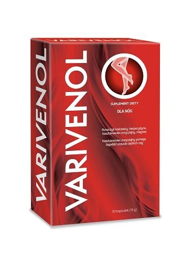 

Подготовка к усталости ног Varivenol Kapsułki, 30 шт