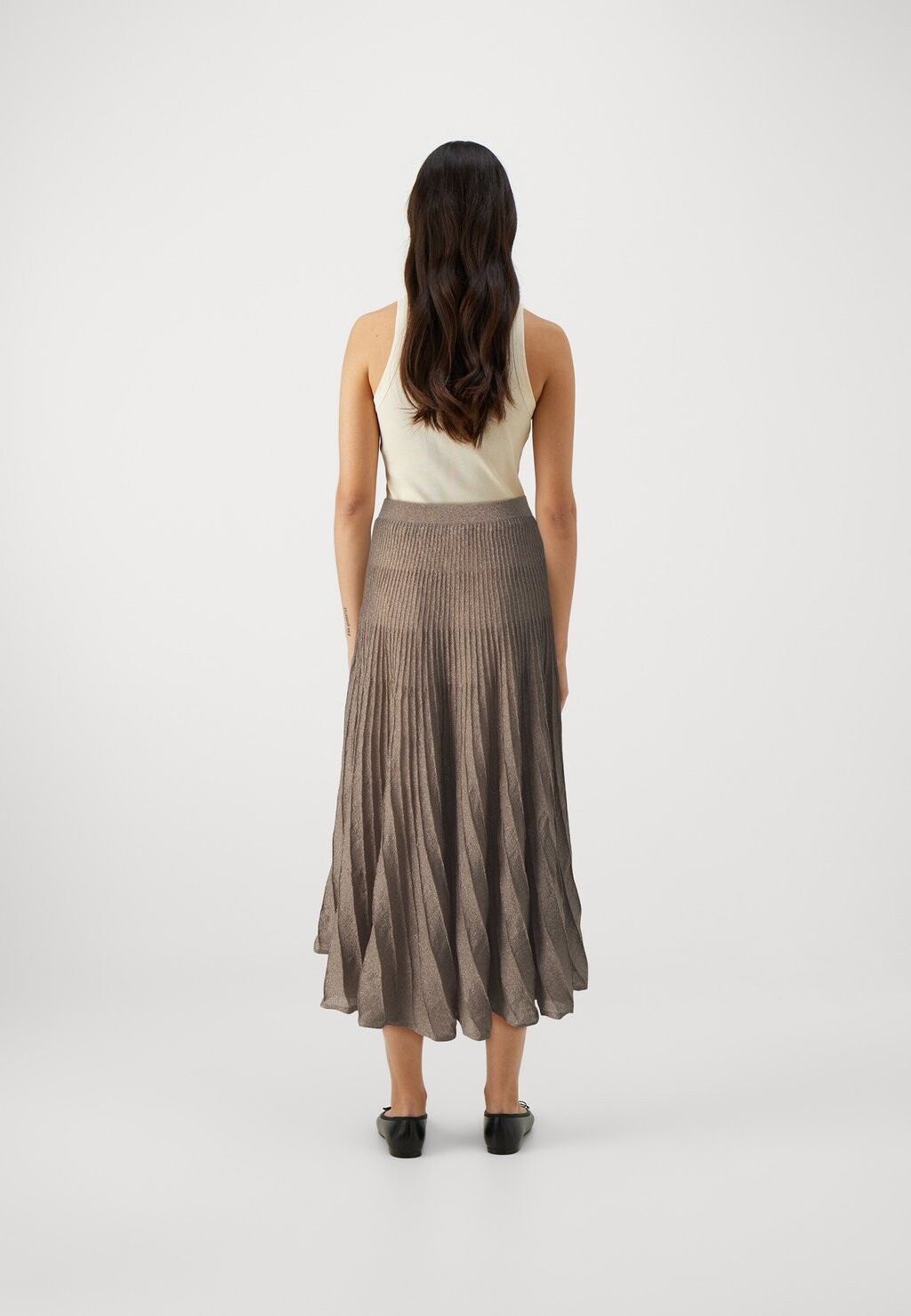 

Юбка-трапеция SKIRT TWINSET, золотой
