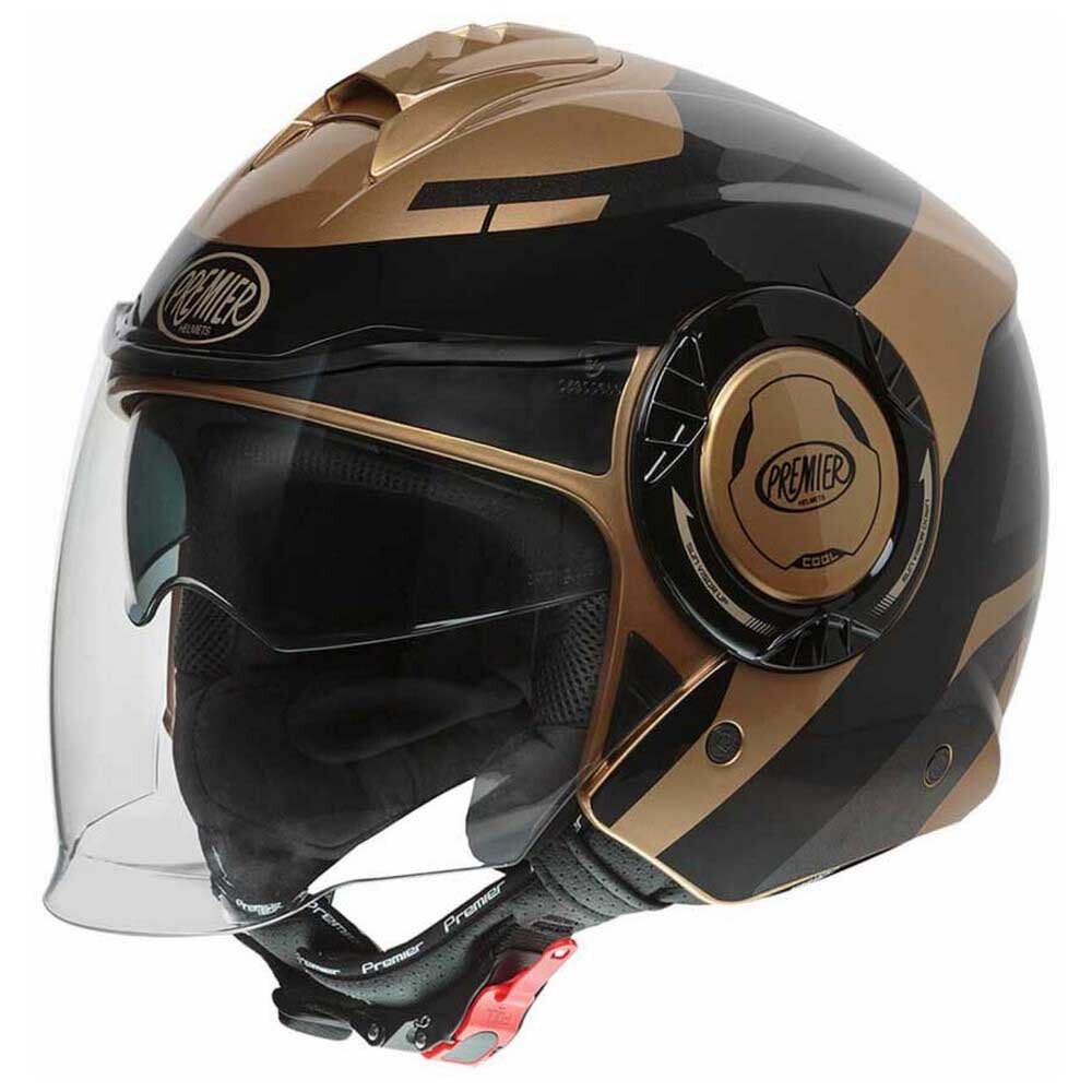 

Открытый шлем Premier Helmets Cool Evo OPT 19, черный
