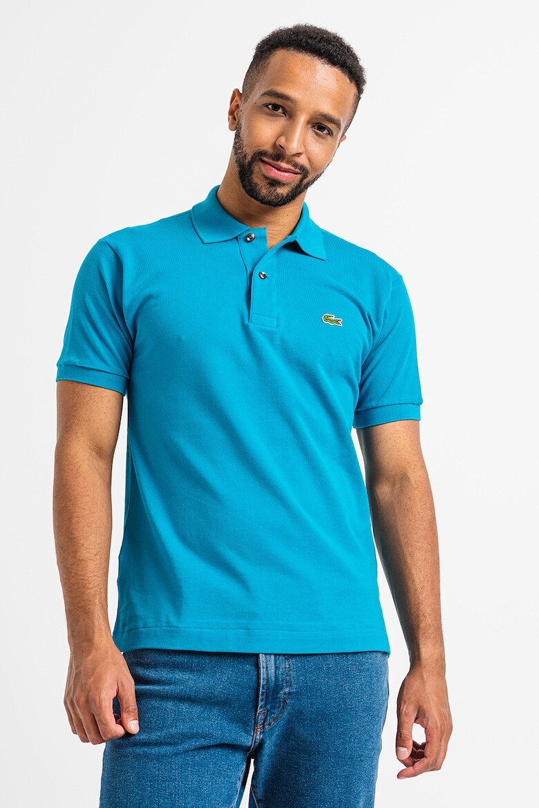 

Футболка из пике с воротником Lacoste, бирюзовый