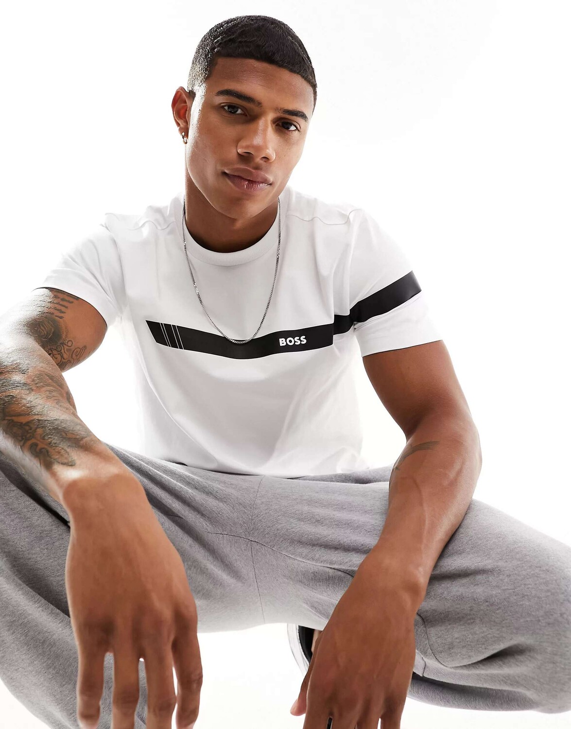 

Белая футболка BOSS Tee 2, Белый