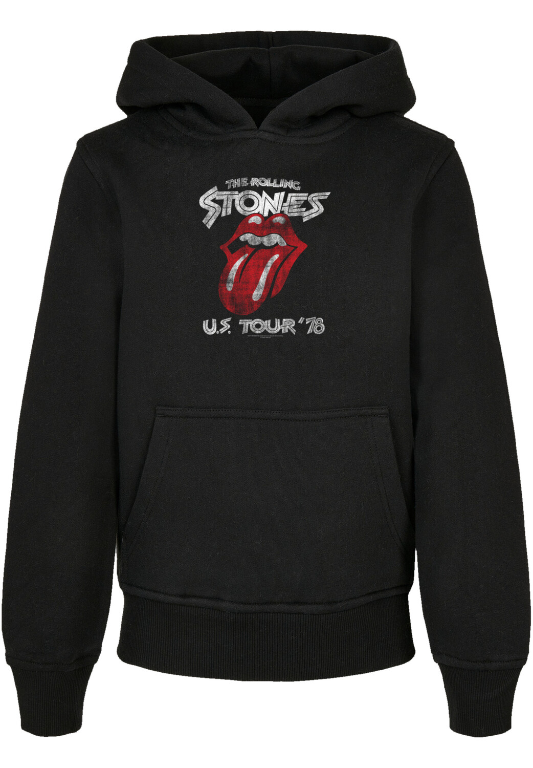 

Пуловер F4NT4STIC Basic Kids Hoodie The Rolling Stones US Tour '78, черный