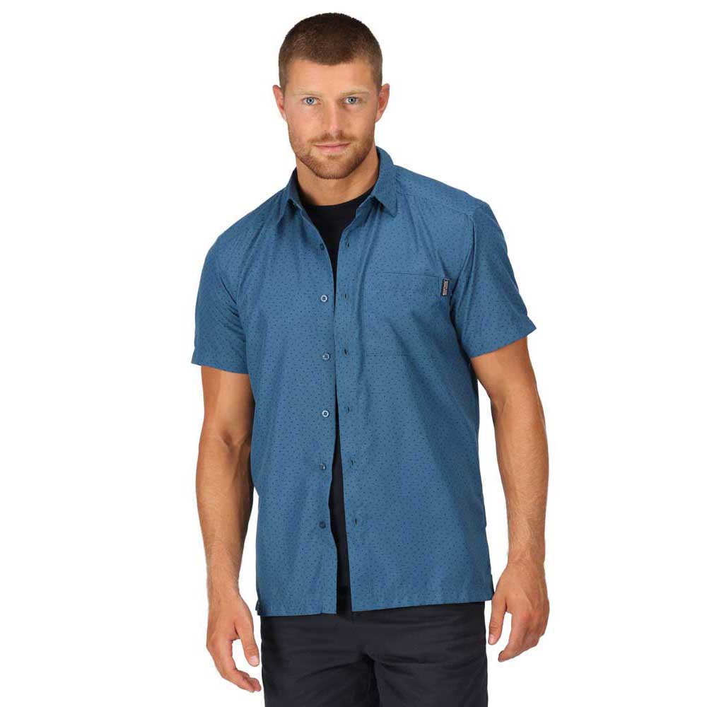 Рубашка с коротким рукавом Regatta Mindano VII, синий