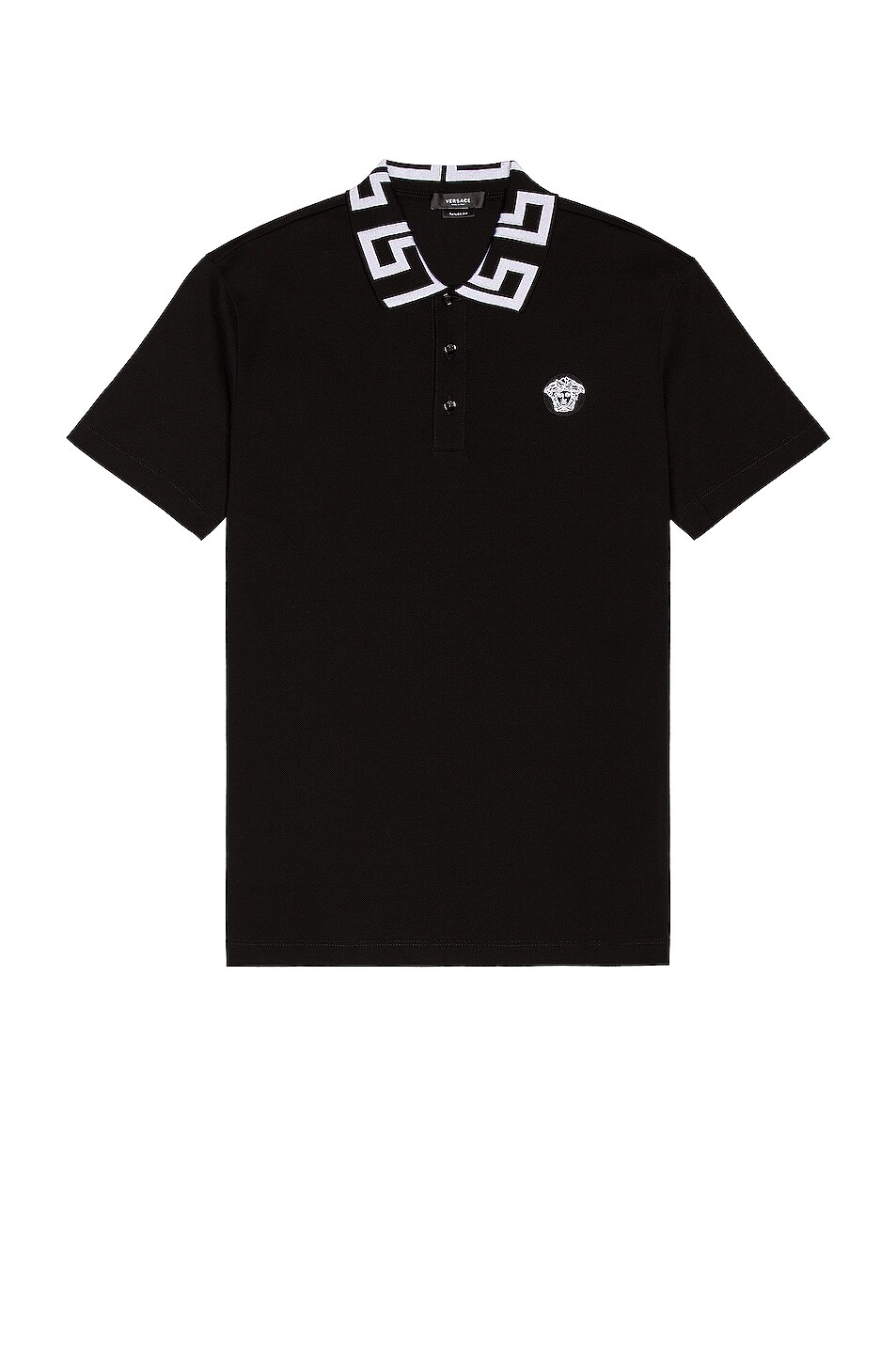 

Поло Versace Pique Cotton, цвет Black & White