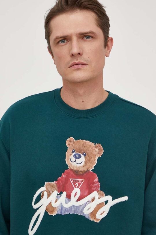 

Фуфайка Guess, зеленый