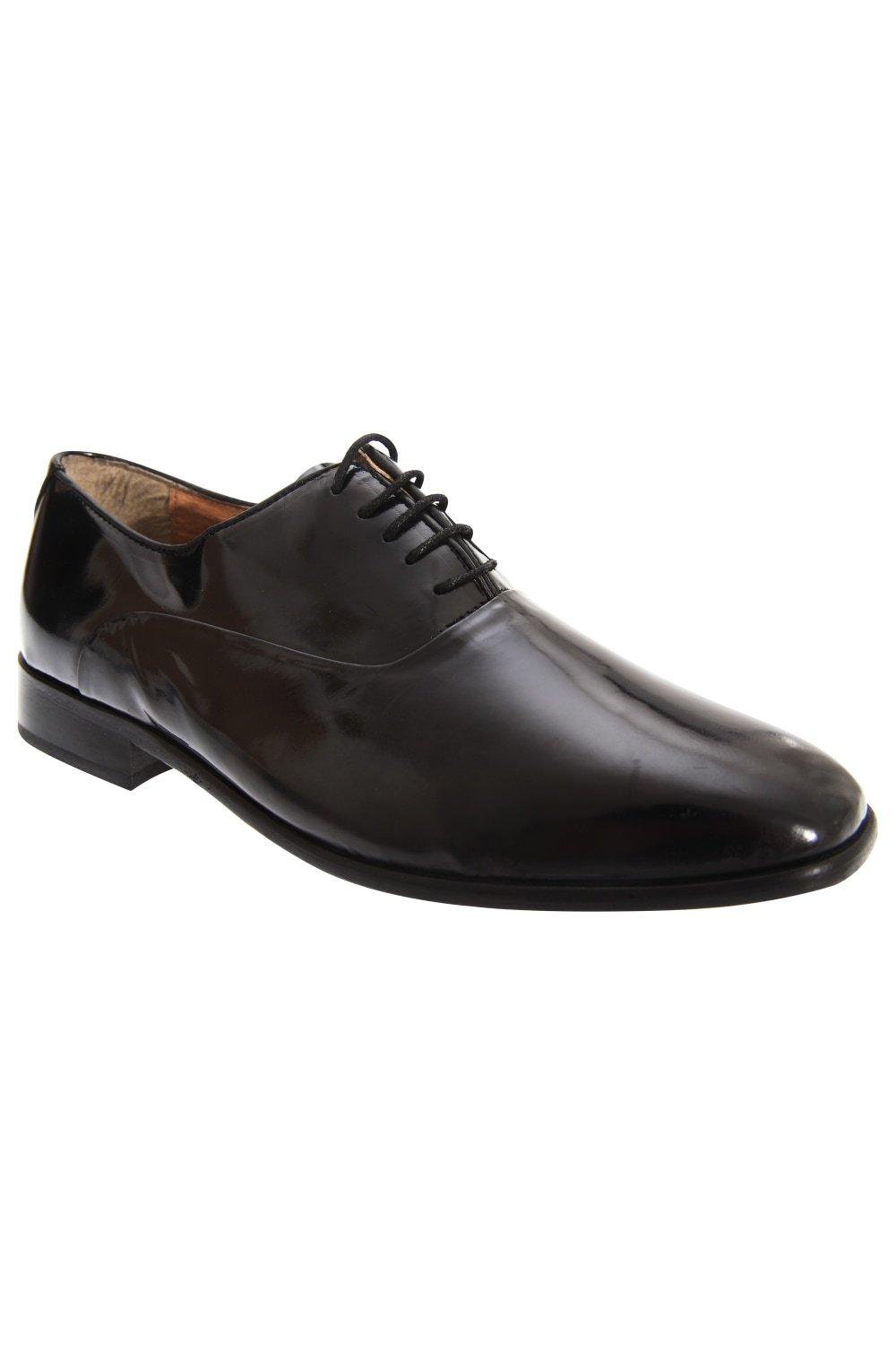 Оксфорды из лакированной кожи Montecatini, черный мужские классические туфли свадебные оксфорды деловые туфли на шнуровке для офиса лето