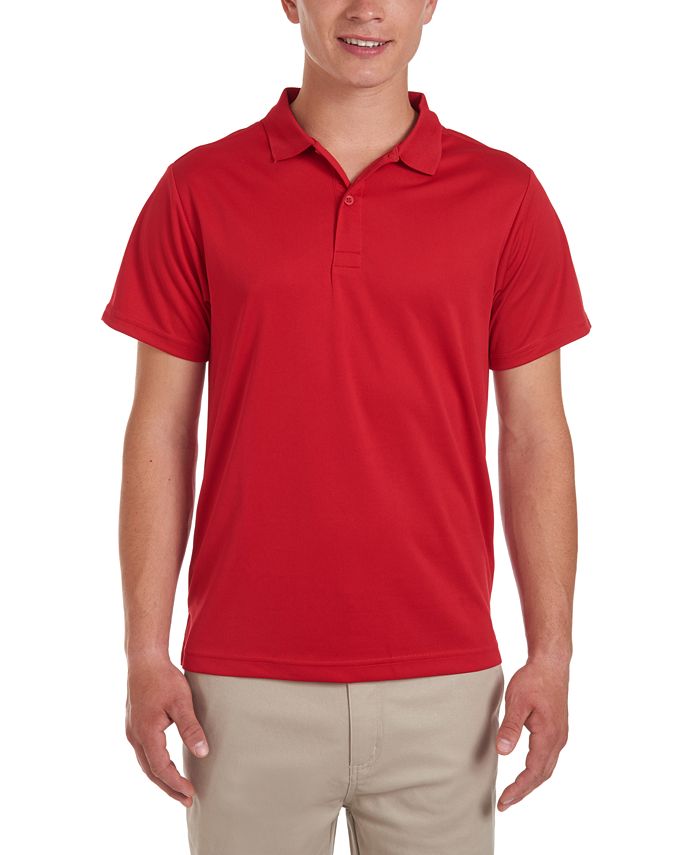 Униформа для молодых мужчин с короткими рукавами и эластичной поло Nautica, красный