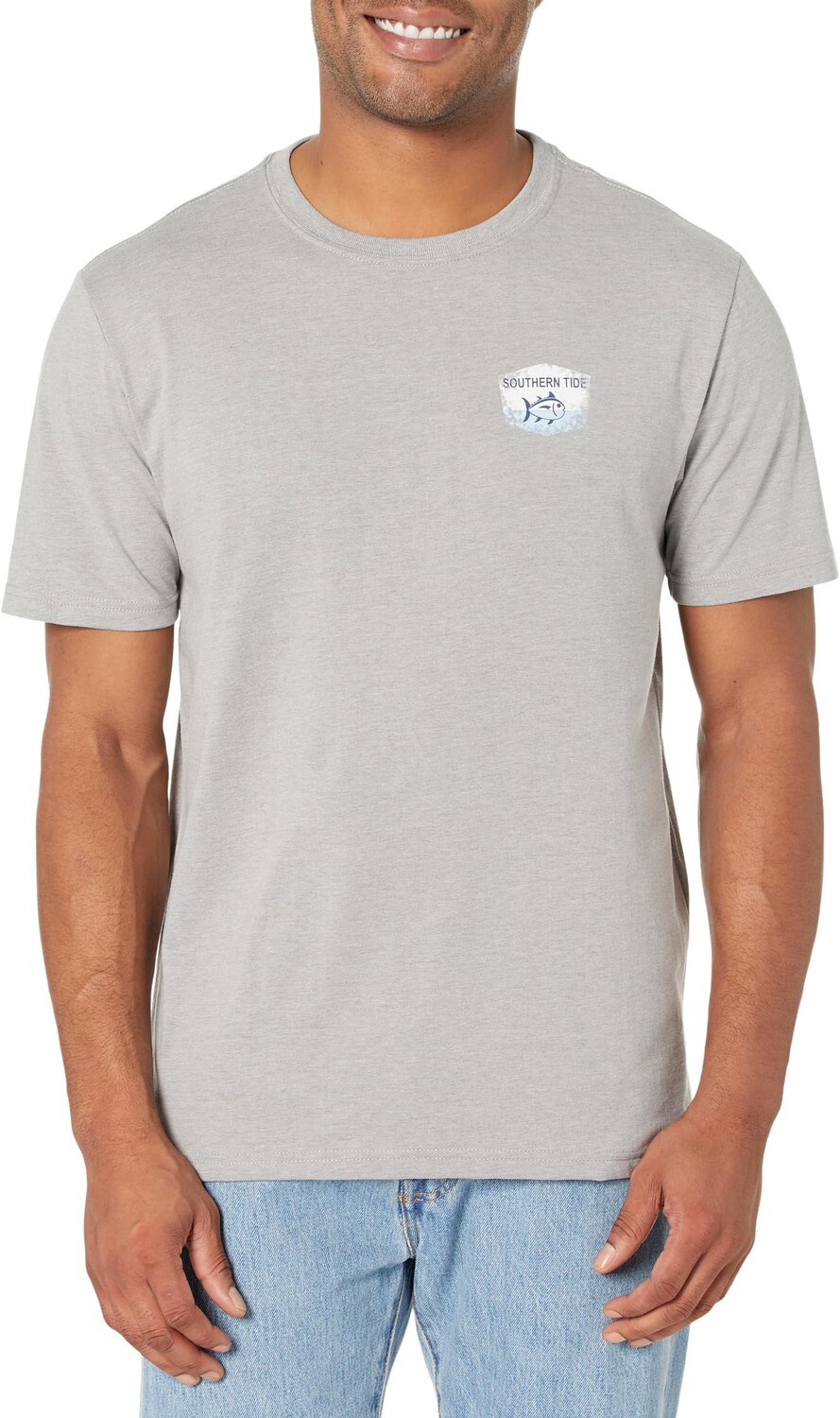 

Футболка Skipjack с принтом «все включено» Southern Tide, цвет Heather Quarry